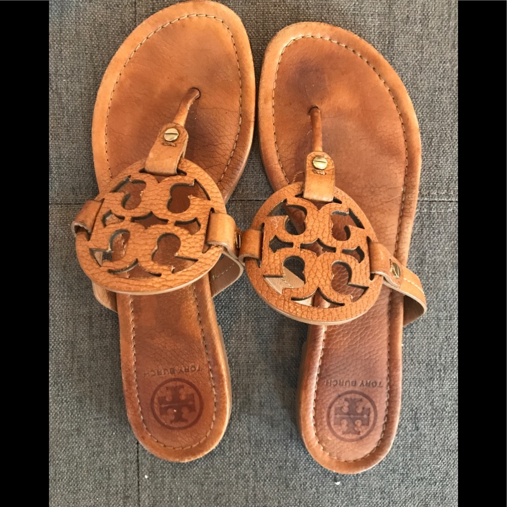 Tory Burch signature sandals.
